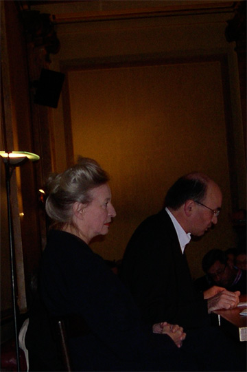 Hamburger Literaturpreis 2013: Jury-Mitglied und Laudtor Stephan Samtleben und Ursula Menzer